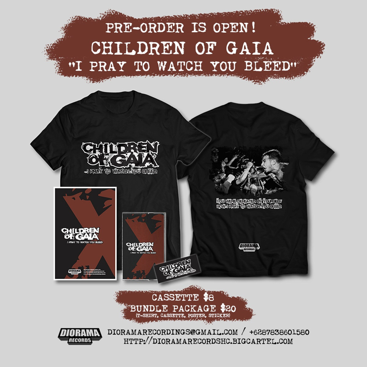 Children Of Gaia - I Pray To Watch You Bleed | Diorama Records