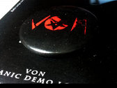 VON - Satanic (Demo) Logo Button Badge Single Pack (B/R Edition) photo 