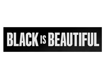Black Is Beautiful Bumper Sticker main photo