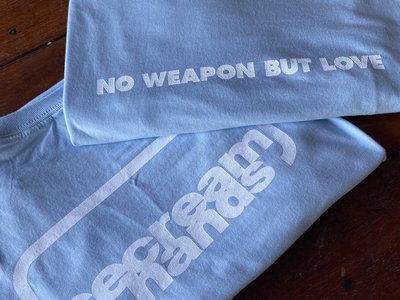 No Weapon But Love - Light Blue T-shirt main photo