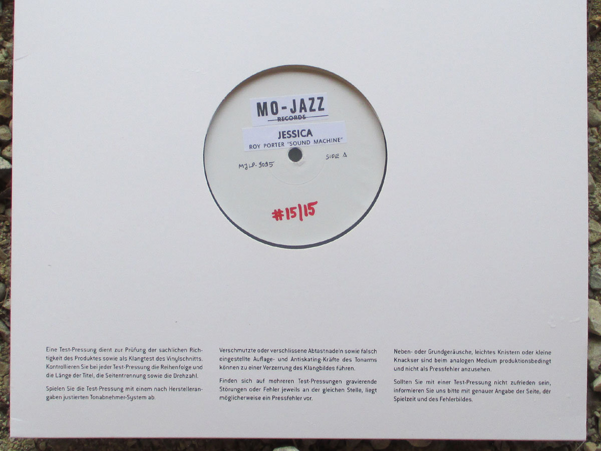 Jessica | Roy Porter Sound Machine | Tramp Rec.