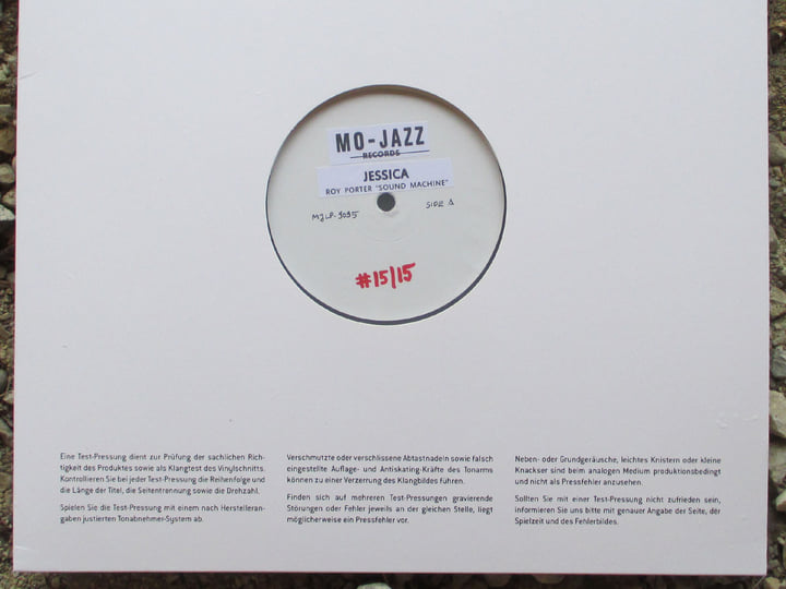 Jessica | Roy Porter Sound Machine | Tramp Rec.