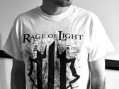 Rage Of Light - T-Shirt (white) - ROL logo