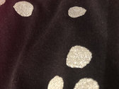 Black THE BLOW constellation shirt with metallic SILVER dots photo 
