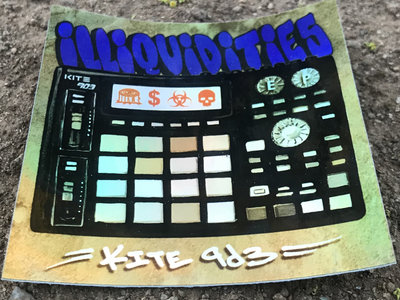 illiquidities holographic sticker (FREE w/ any other merch order) main photo