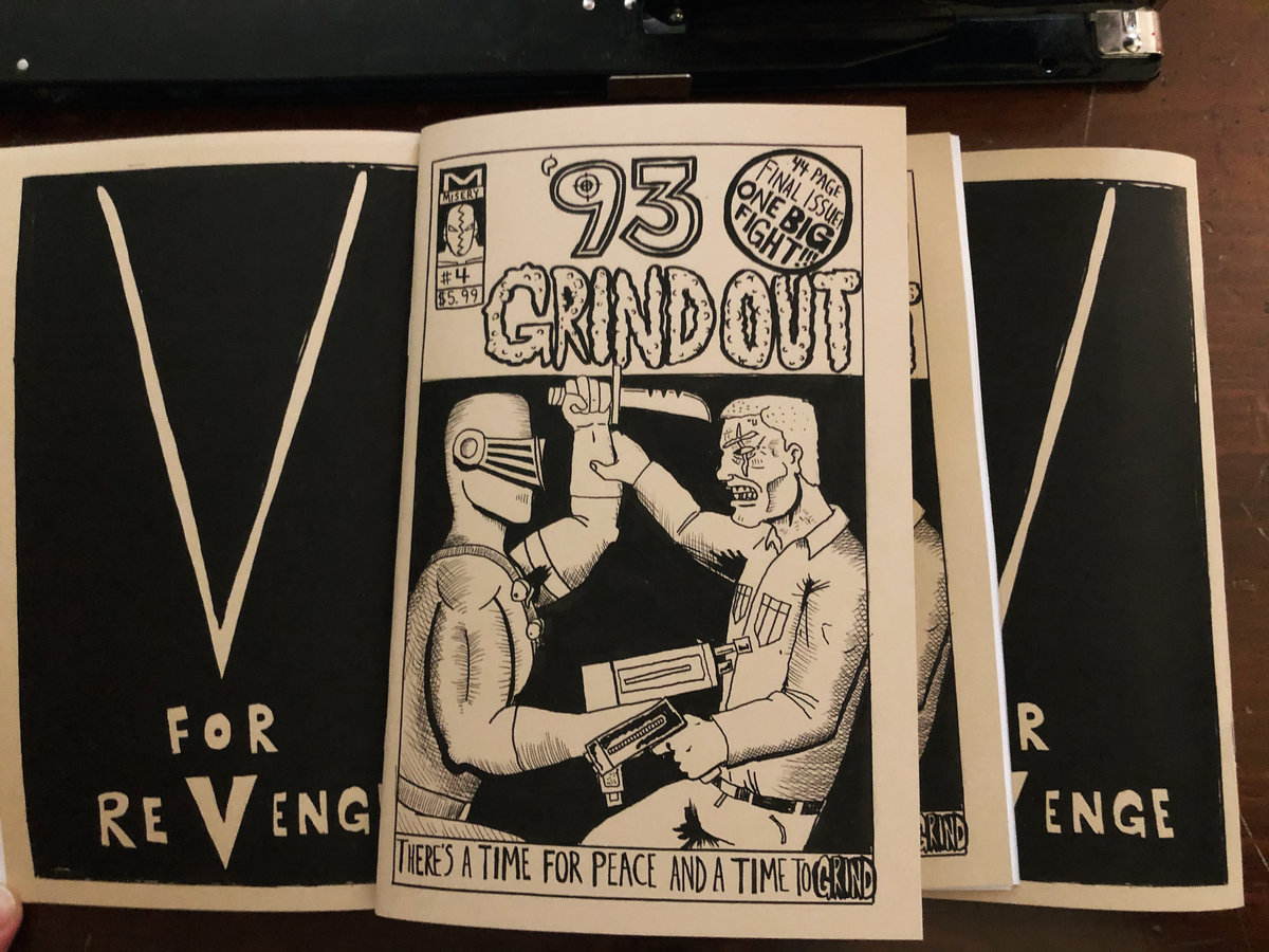 93 Grind Out #4 comic zine | Samuel Locke Ward