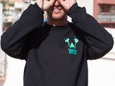 Bulging Eyes Sweatshirt // Black photo 