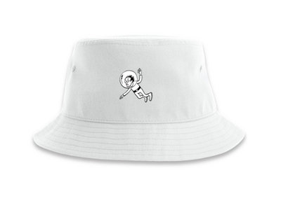 Embroidered Bucket Hat - White main photo