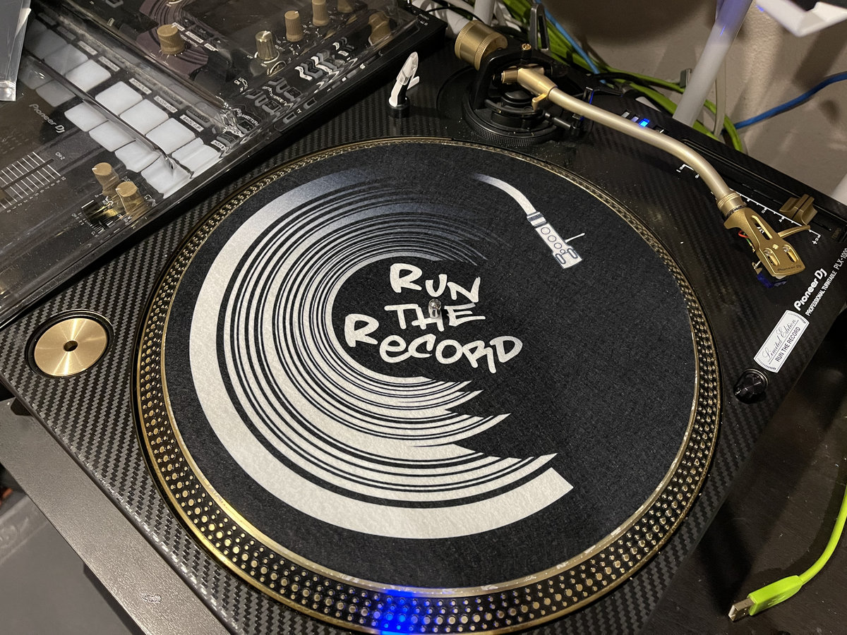 RUN THE RECORD SCRATCH SLIPMATS Jay Midnight