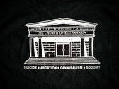The official Church of Euthanasia T-Shirt COMBO (4 Pillars + Earth) photo 