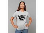 Whippet Records 'Logo' Design T-Shirt (Black Print on Heather Grey) photo 