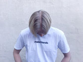 Make Friends Logo White T-Shirt photo 