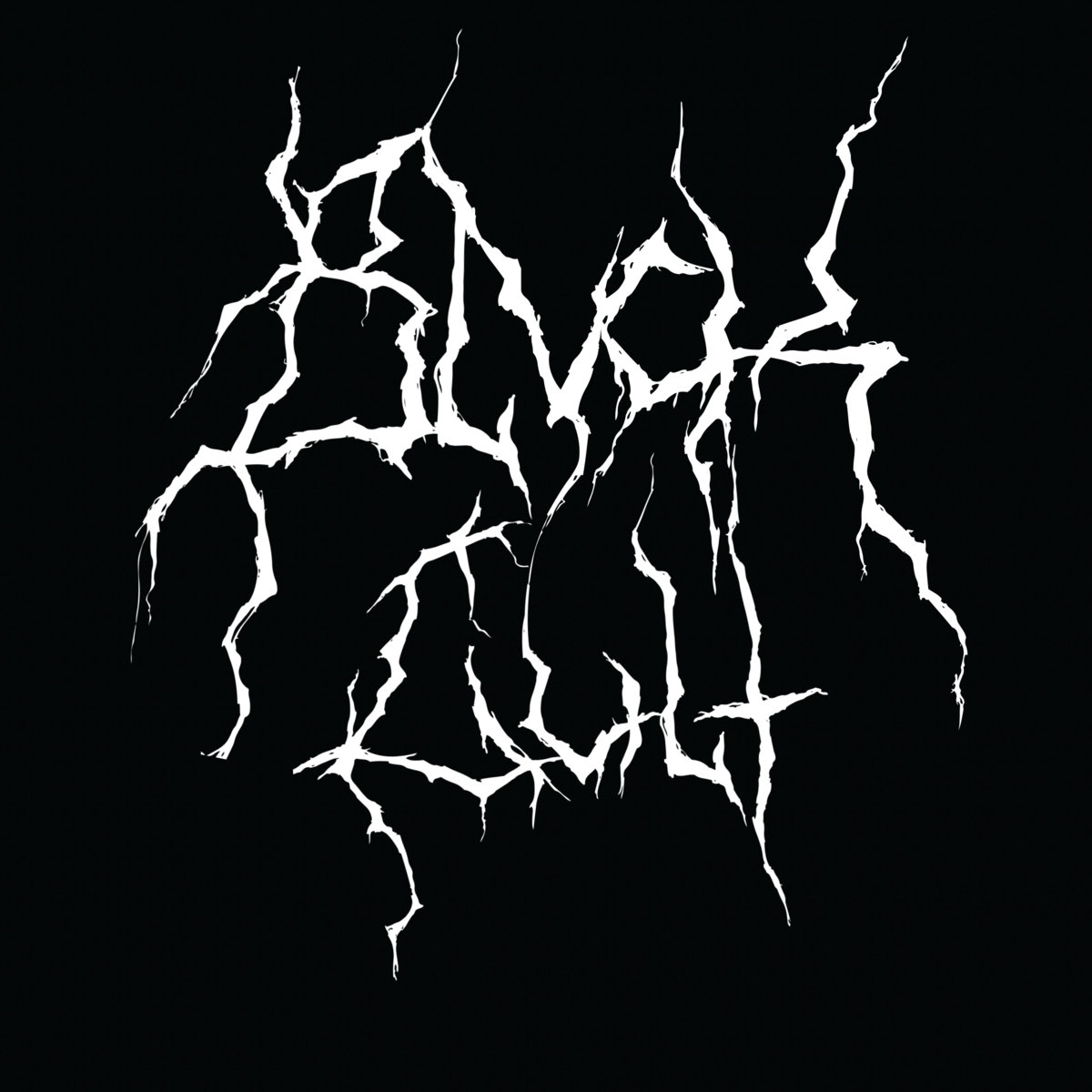 Blvck Cult Sticker - White Logo | Blvck Cult Records