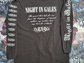 NIGHT IN GALES - Longsleeve Shirt Sylphlike / Mondgöttin 1995 reprint photo 