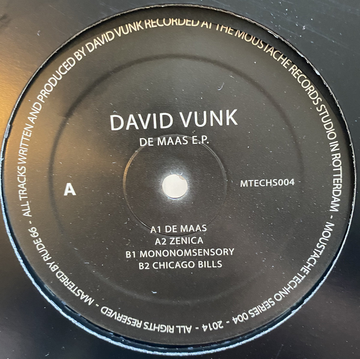 David Vunk - Mononomsensory [MTECHS004] | Moustache Records