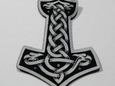 GRAVELAND - woven patch, Thor's hammer main photo