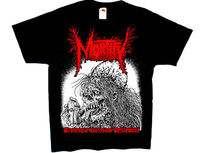 "Grotesque Buzzsaw Defilement" Design Black  T shirt main photo