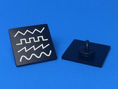 Waveform Enamel Pin photo 