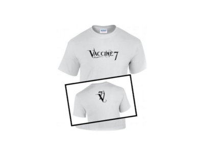 Vaccine7 Official T-Shirt White D1 main photo