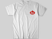 White 'Fresh Drip' T-Shirt (Red Print) photo 