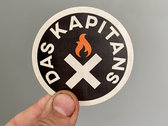 Das Kapitans Logo Round Sticker photo 