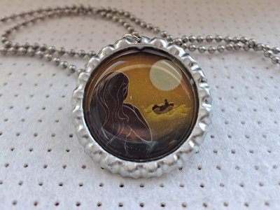 Mearra necklace: Looking Out to Sea (silvertone metal) main photo