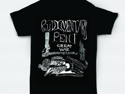 RUDIMENTARY PENI - Great War Black T-Shirt main photo