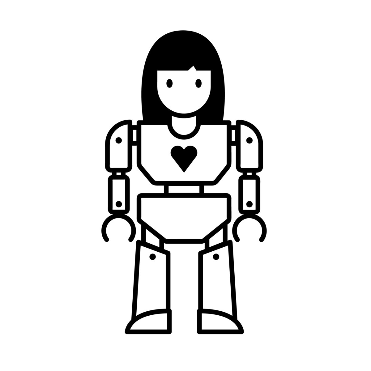 for god | Woman robot