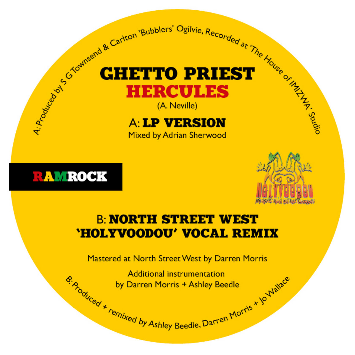 RR006 - Ghetto Priest - Hercules EP | Ramrock