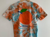 Tie Dye NMR Orange Moon T Shirt 100% Organic Cotton photo 