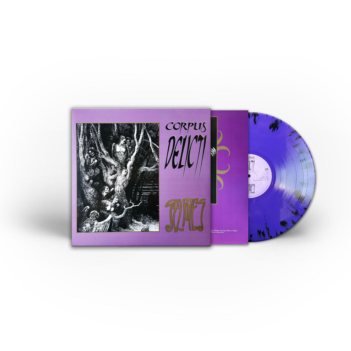 米LP Corpus Delicti Sylphes CL04210 Cleopatra /00260 Corpus Delicti - Sylphes (Purple-Gold-White Haze Splatter