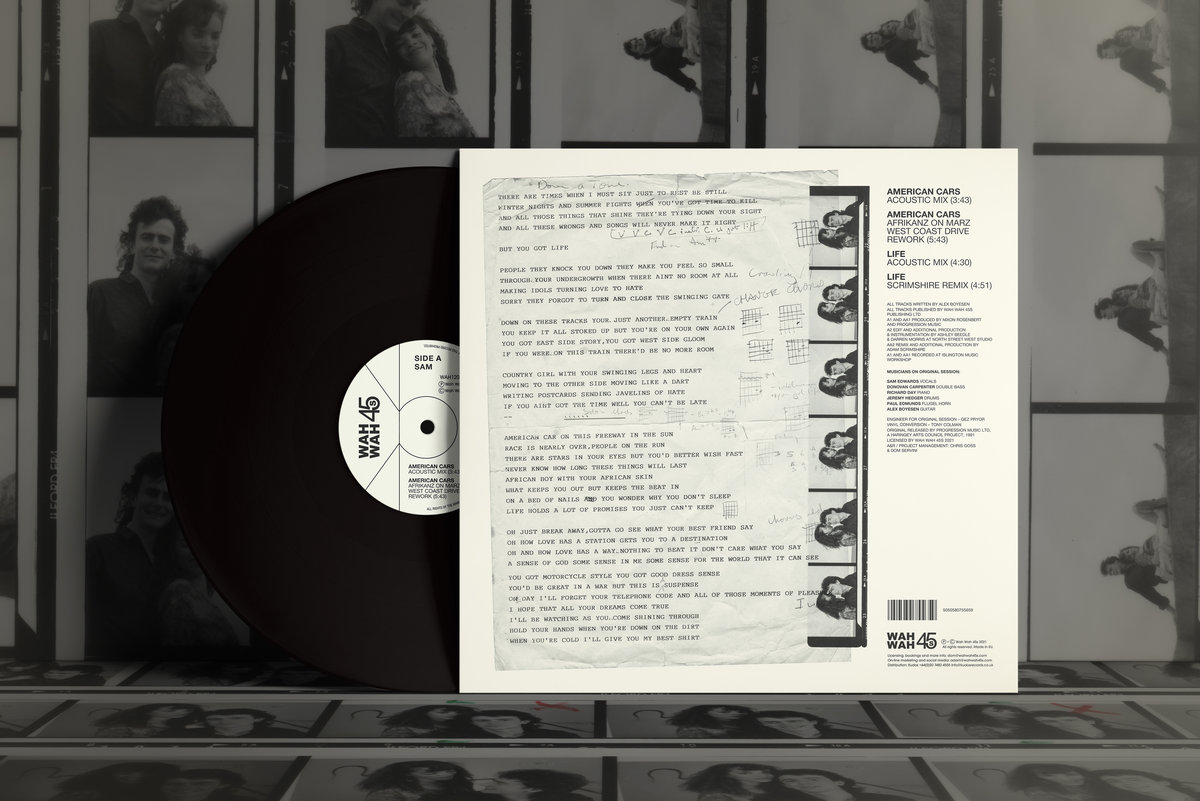 American Cars Sam Wah Wah 45s