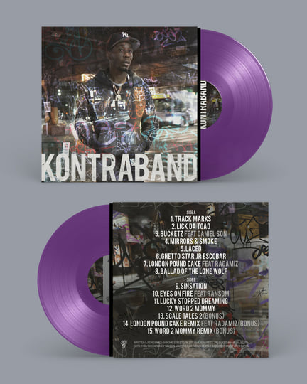 レア世界希少入手困難RAPレコードRome Streetz Kontraband FRR063] Kontraband | ROME STREETZ & FARMA BEATS | FXCK RXP
