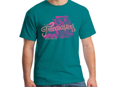 Freecoasters "Heat / Hi-Contrast" T-Shirt in Teal main photo