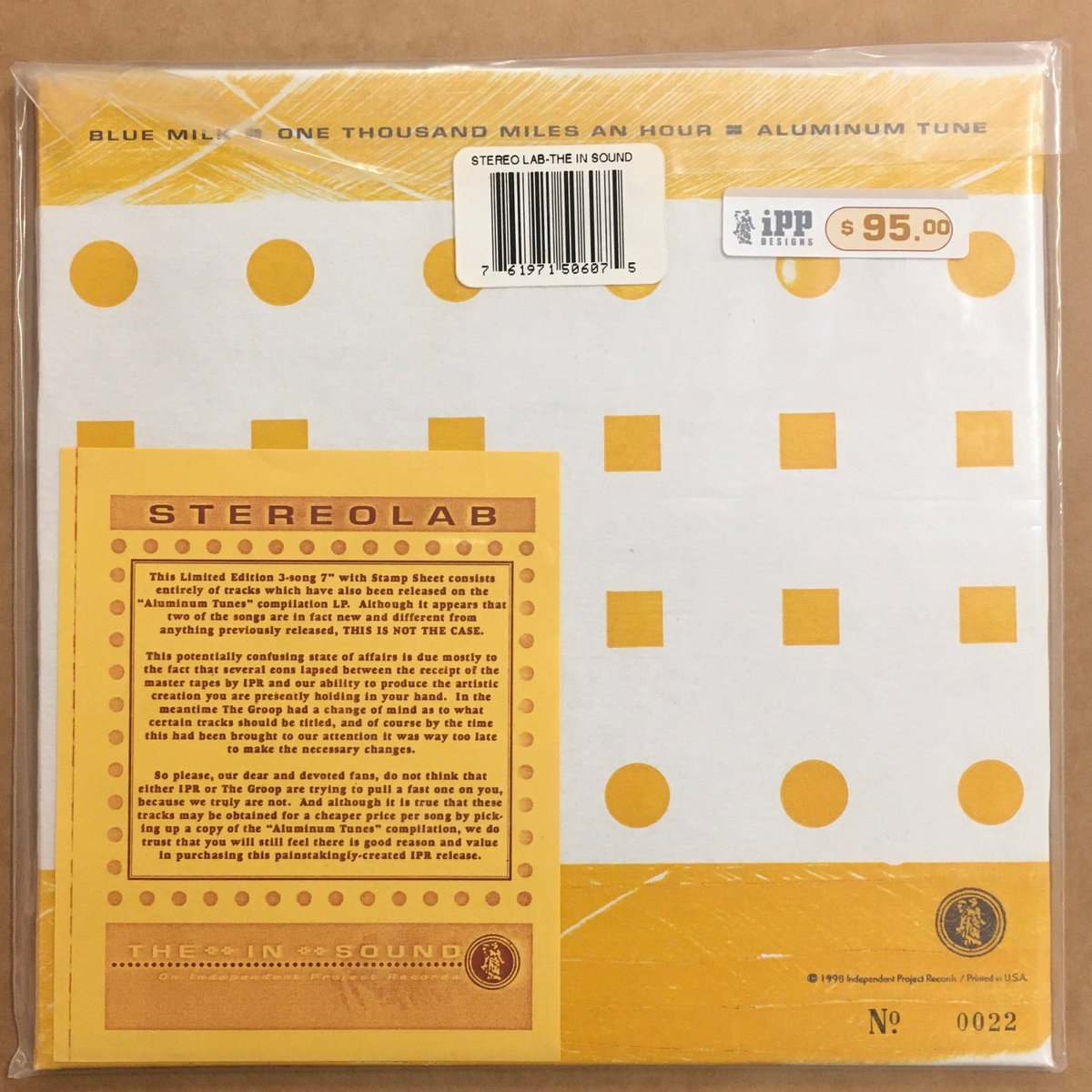 Stereolab: Aluminum Tunes - Switched On Vol.3 (Colored Vinyl LP EP 