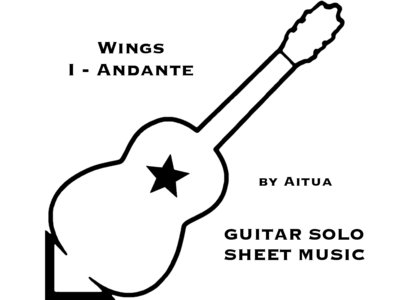 Wings - I Andante (digital sheet music for solo guitar) main photo