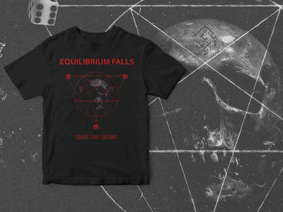 Square Zero Constant art t-shirt (black) main photo