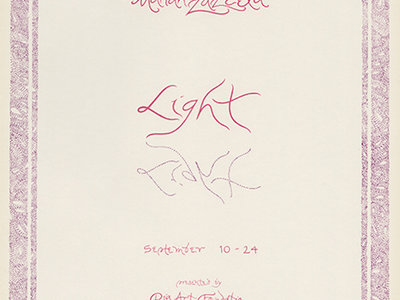 Light, 1978 | Marian Zazeela