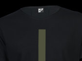 Black T-shirt - Military Green Print photo 