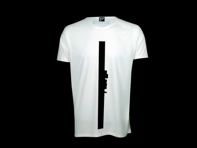 White T-shirt - Black Print main photo