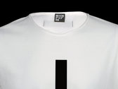 White T-shirt - Black Print photo 