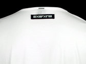 White T-shirt - Black Print photo 