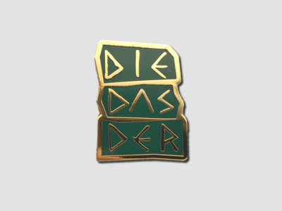 Limited Edition Enamel Pin - Green on Gold main photo