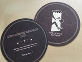 Off Licence Records Beer Mats photo 
