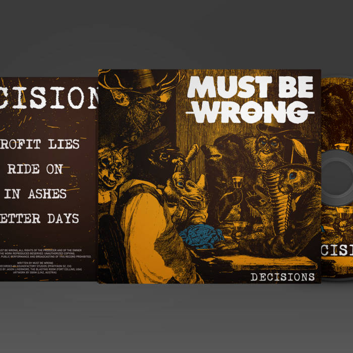 Decisions – Must Be Wrong - Decisions (CD Jacket )