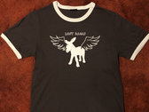 Flying Donkey T - Shirt Brown and Bone Ringer photo 