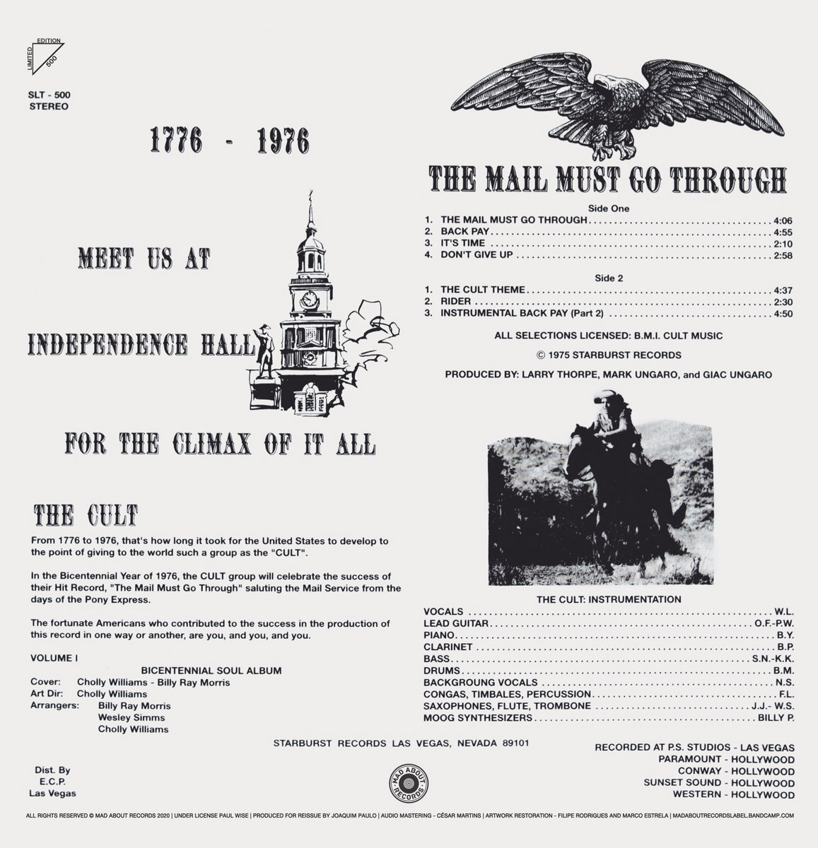 The Cult The Mail Must Go Through Mad About Records