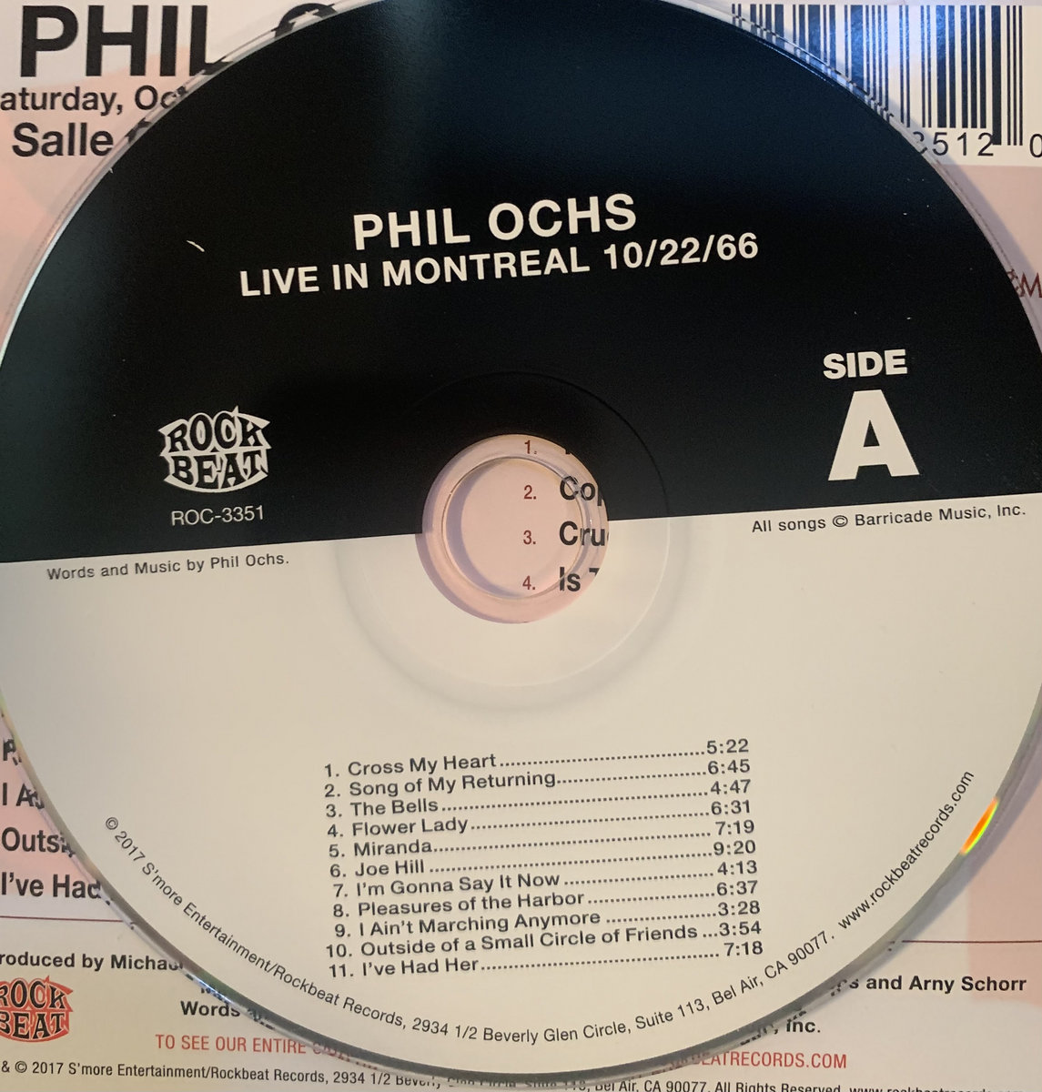 米2LP Phil Ochs Live in Montreal 1966 ROC3367 RockBeat Records 未開封 /00520 0024160475_10.jpg