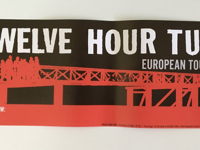 Twelve Hour Turn European tour 2001 poster main photo