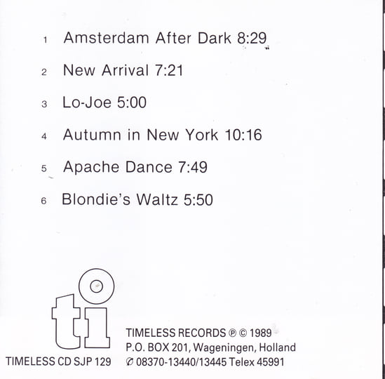 Amsterdam After Dark | George Coleman | Timeless Records